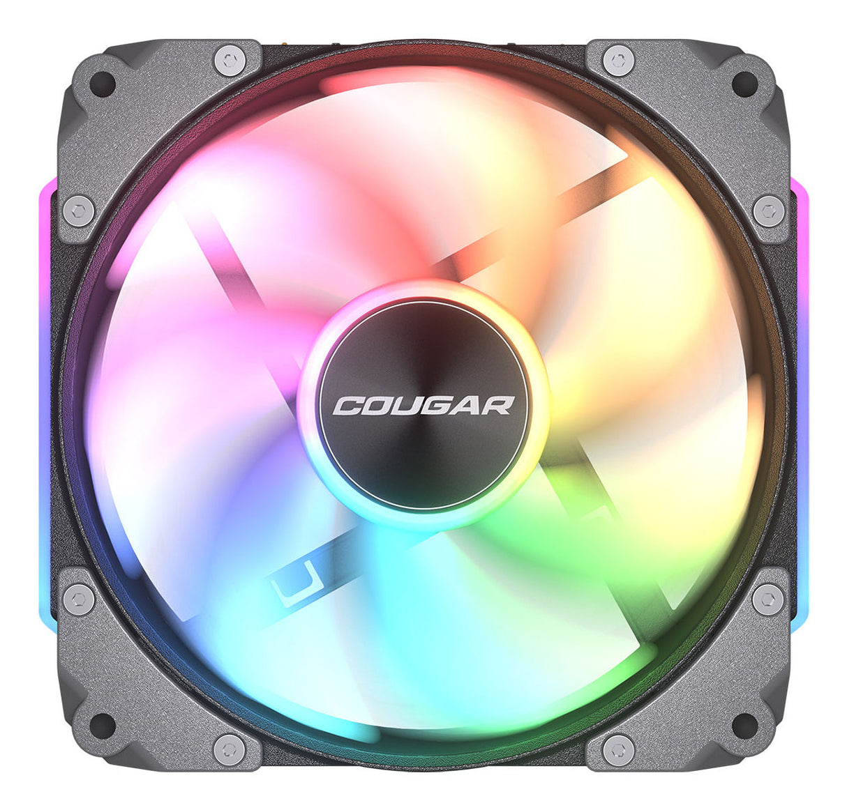 Lot de 3 Ventilateurs de boitier Cougar Apolar RGB - 12cm (Noir)