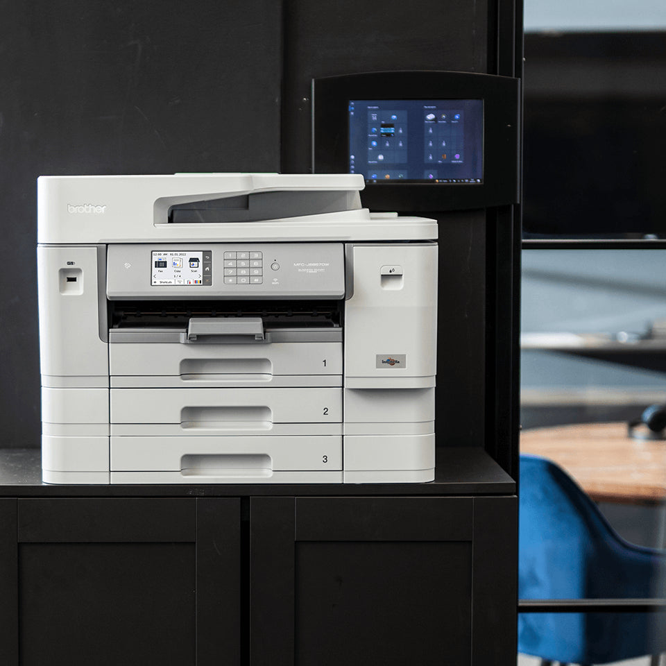 Imprimante A3 Multifonction 4en1 Brother Gamme Business Smart X MFC-J6957DW (Blanc)