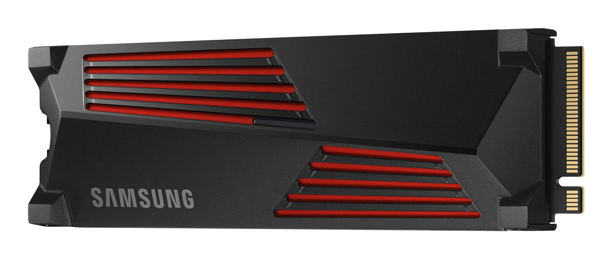 SAMSUNG - 990 PRO avec dissipateur- SSD Interne - 2 To - NVMe M.2 PCIe 4.0x4 - Vitesse lecture jusqu'a 7 450 Mo/s