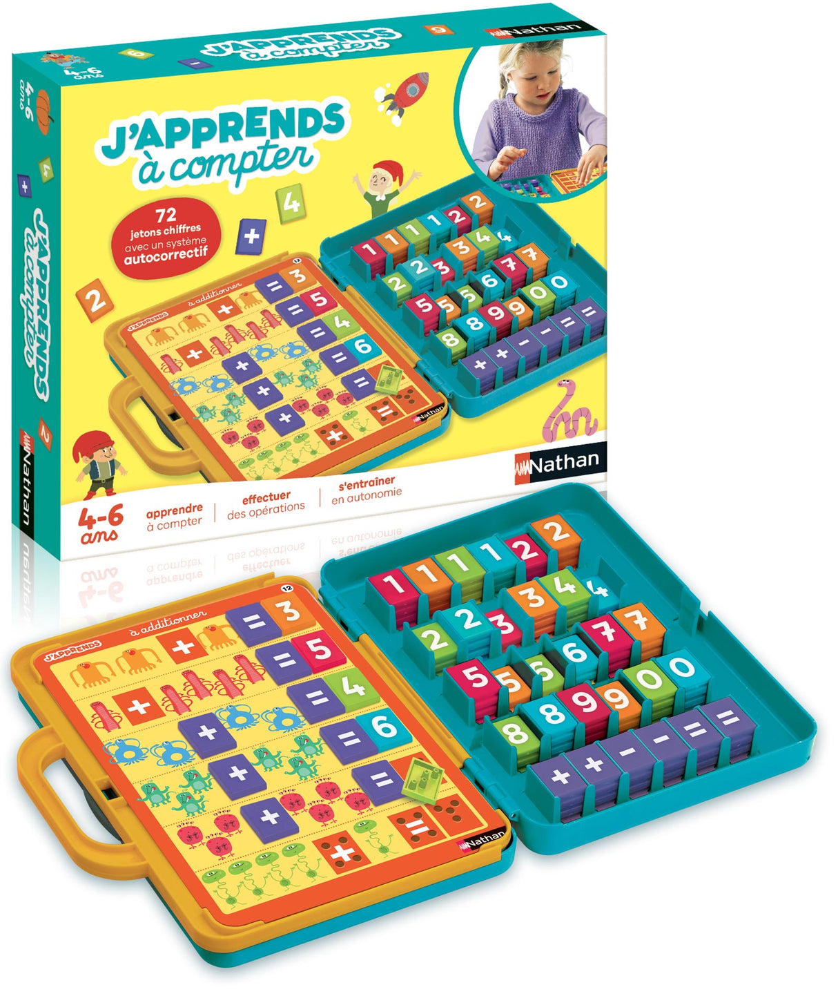Jeu d'apprentissage - NATHAN - J'apprends a Compter