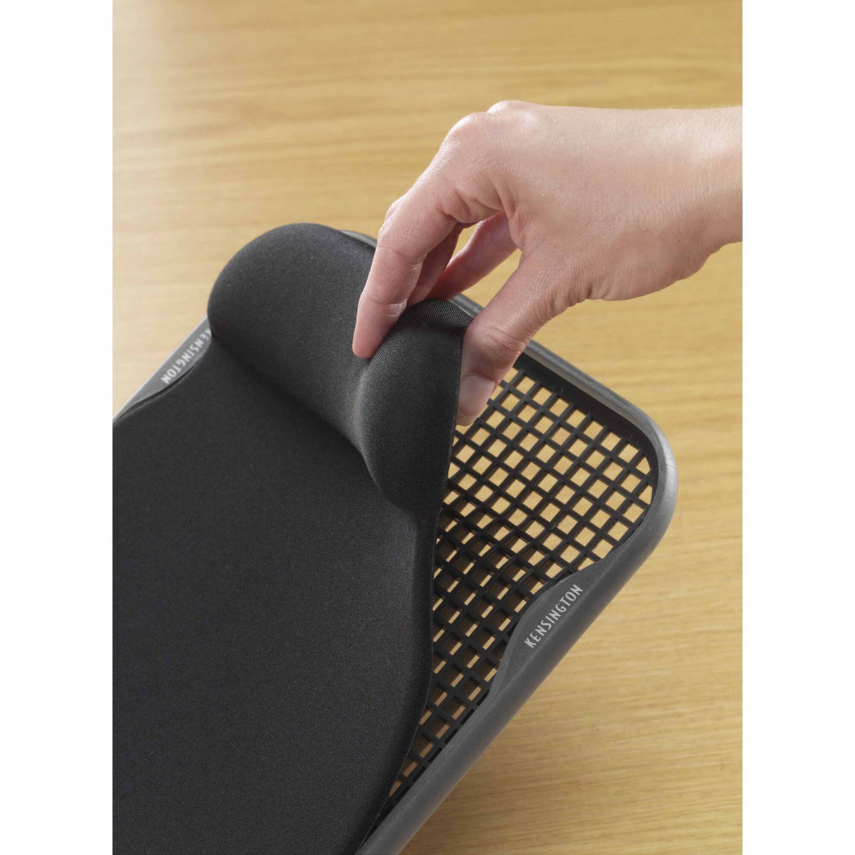 Kensington Tapis de souris en gel - Réglable en hauteur - Noir