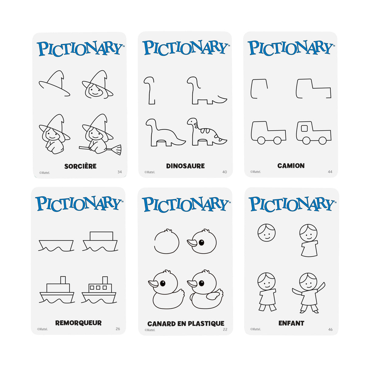Pictionary-Jeu De Société Familial Pour Enfants Et Adultes - 8 ans+- JDX98