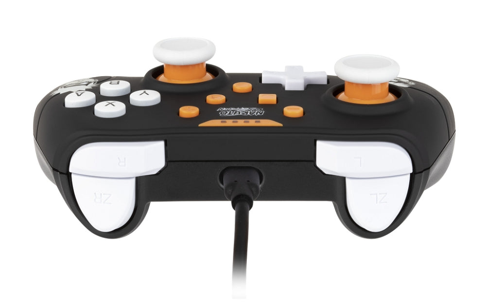 Manette filaire - KONIX - Naruto Shippuden Nintendo Switch / Switch 2 / PC - Fonction vibration - Câble 3 m - Motif Naruto - Noir
