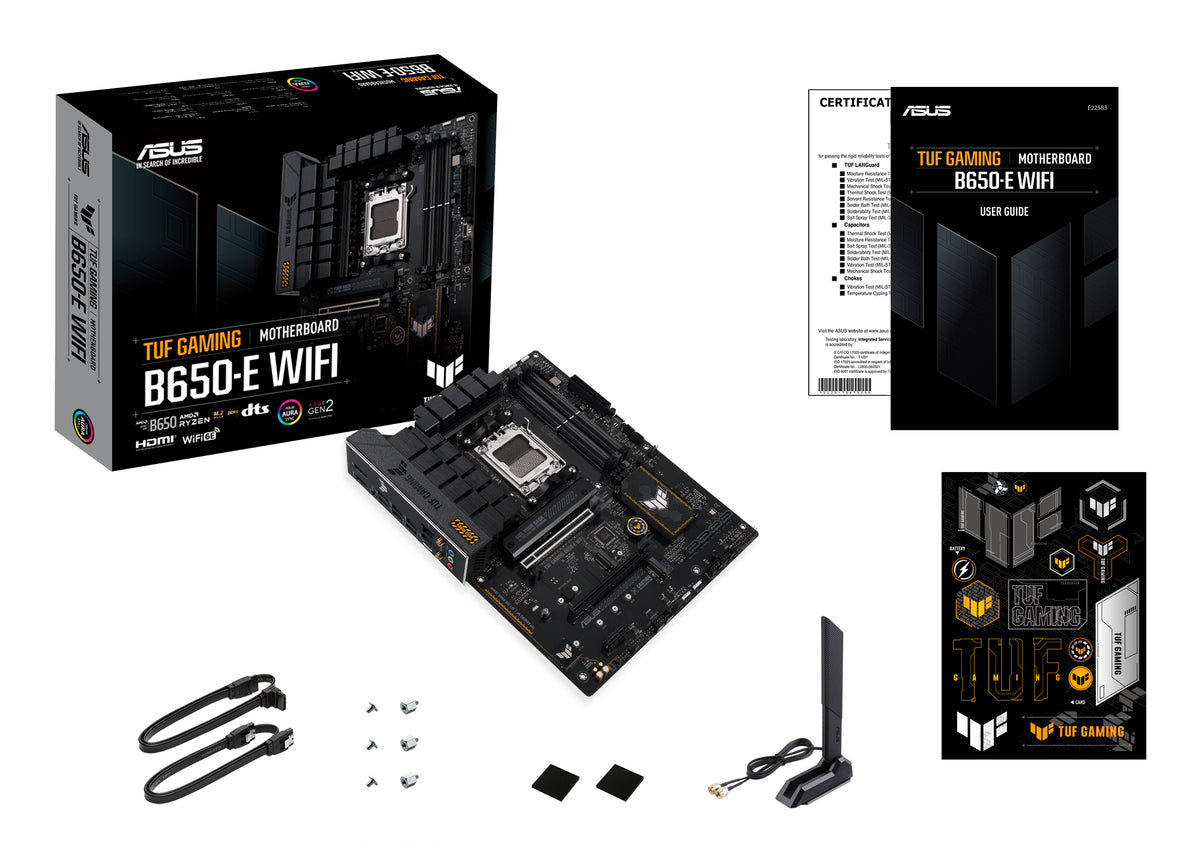 Carte mere - ASUS - TUF GAMING B650-E WIFI - AMD B650 - Emplacement AM5 ATX