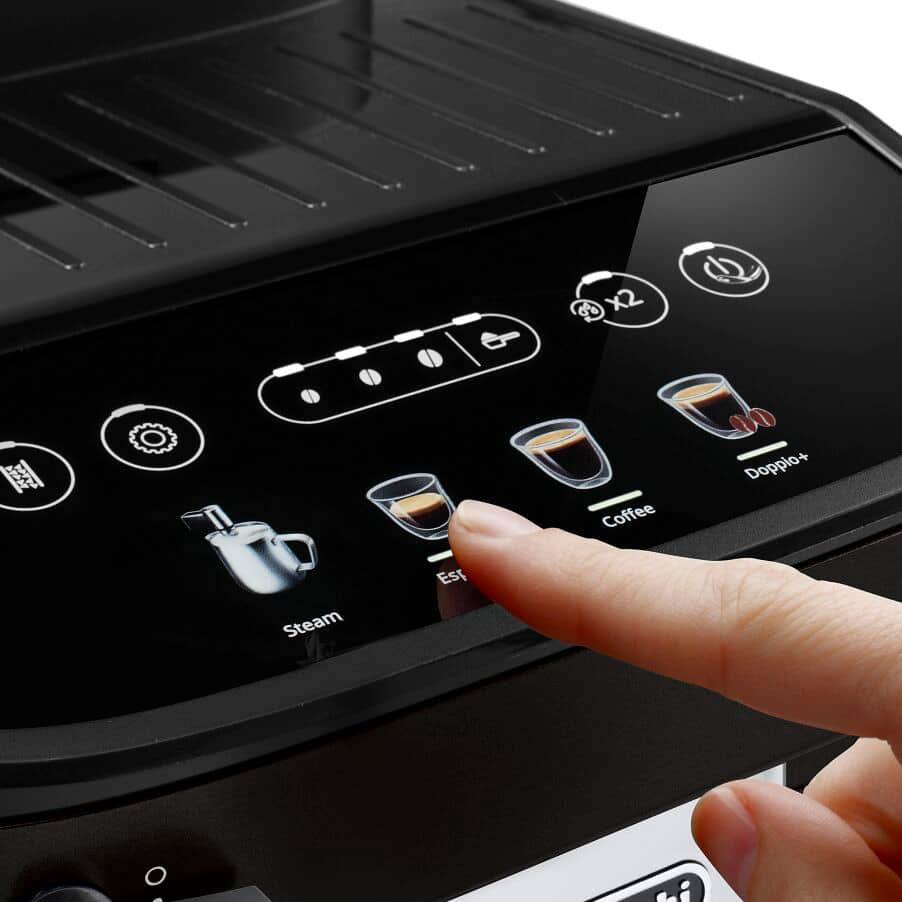 Machine expresso broyeur - De'Longhi - Magnifica evo - ECAM290.22.B - 4 recettes - Noir