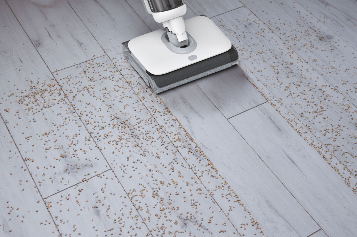 HOOVER HW500 - Aspirateur Balai Laveur sans Fil Eau et Poussiere - Double Rouleau - Moteur Haute Performance 230W