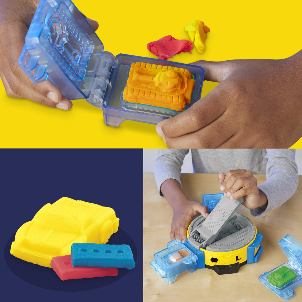 Play-Doh Hulk Écrase tout, coffret pâte a modeler avec figurine Hulk, a partir de 4 ans, Marvel