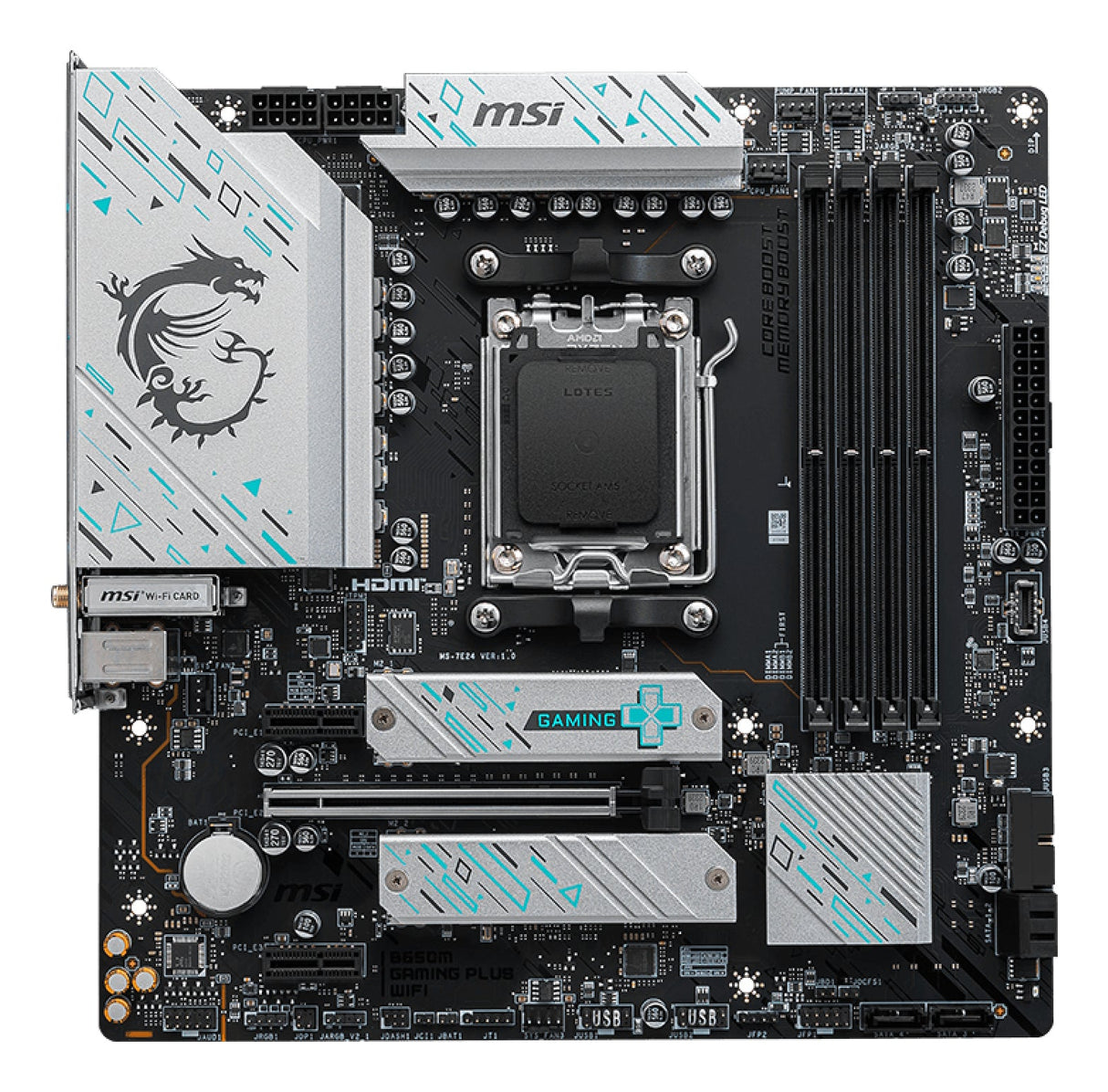 Carte Mére MSI B650M Gaming Plus WiFi (AM5) Micro ATX