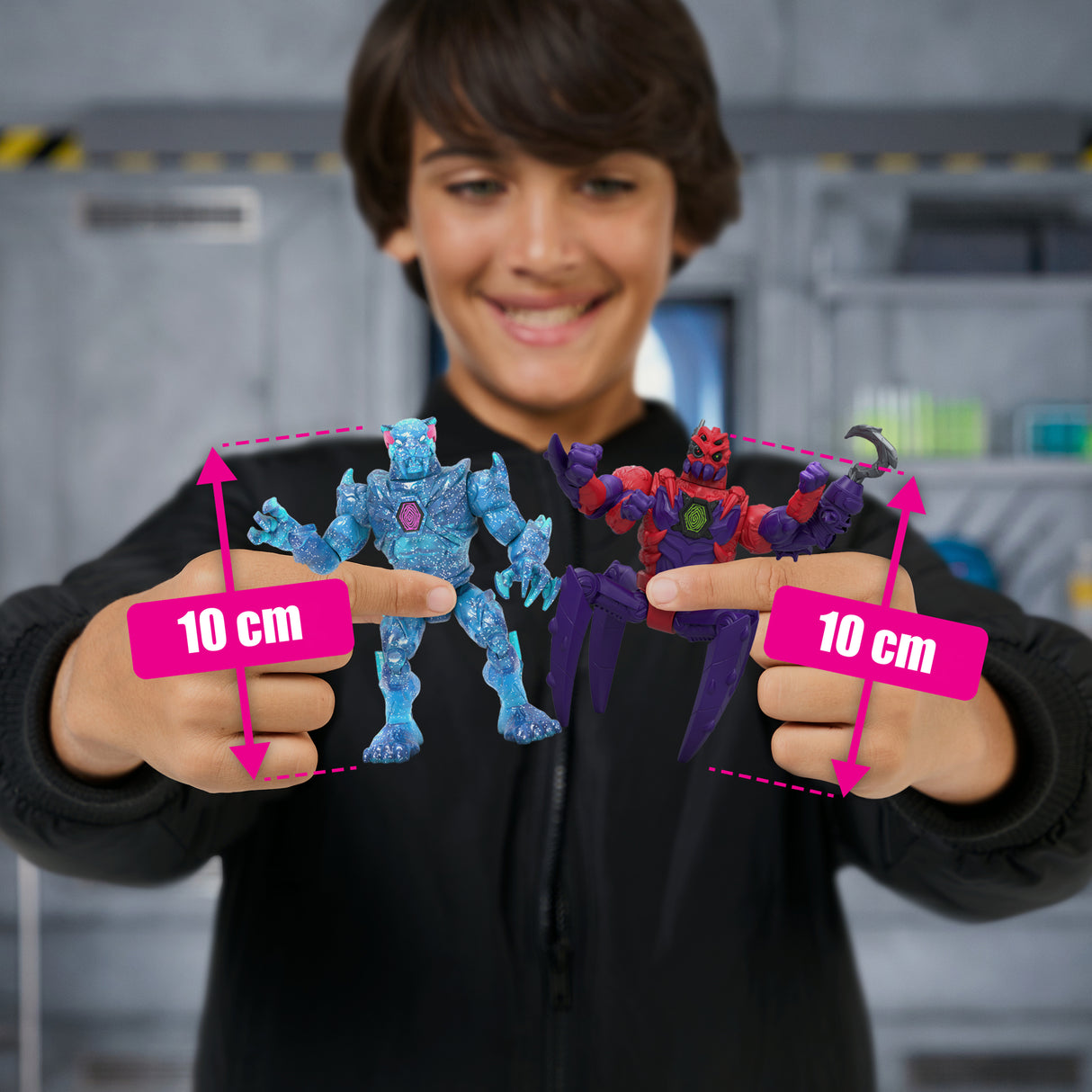 Pack de 2 figurines - MRBEAST LAB - Mix & Match - 2 FIG HYBRIDS + Moitié de figurine DRAGON