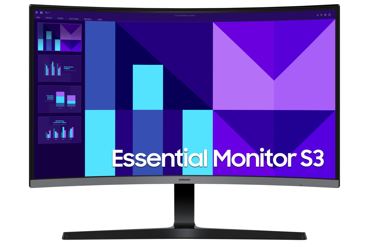 Ecran PC Incurvé - SAMSUNG - 27 - FHD - 100Hz - Dalle VA - 4ms - LS27D390GAUXEN