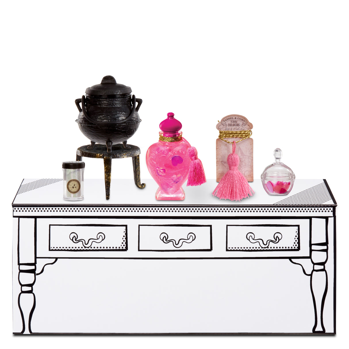 MGA Miniverse - Harry Potter - Jeu Créatif - Potions emblématiques - Loisirs créatif et décoratif en résine - Non Comestible - 8 ans