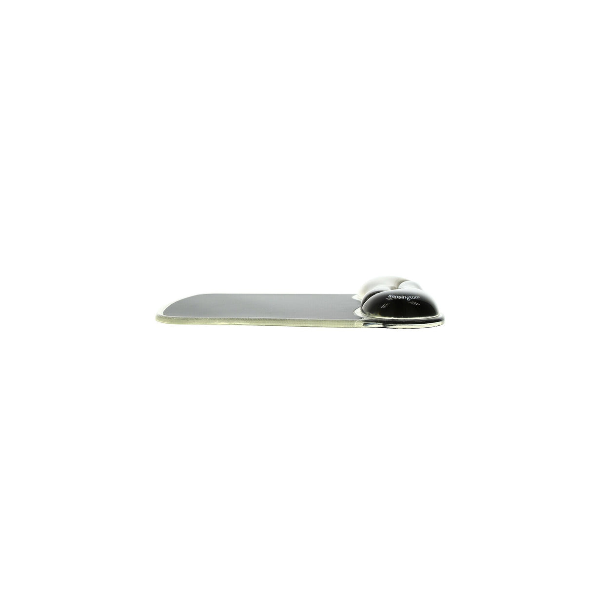 Kensington, Tapis de souris avec repose-poignet, Duo gel, Noir et fumé