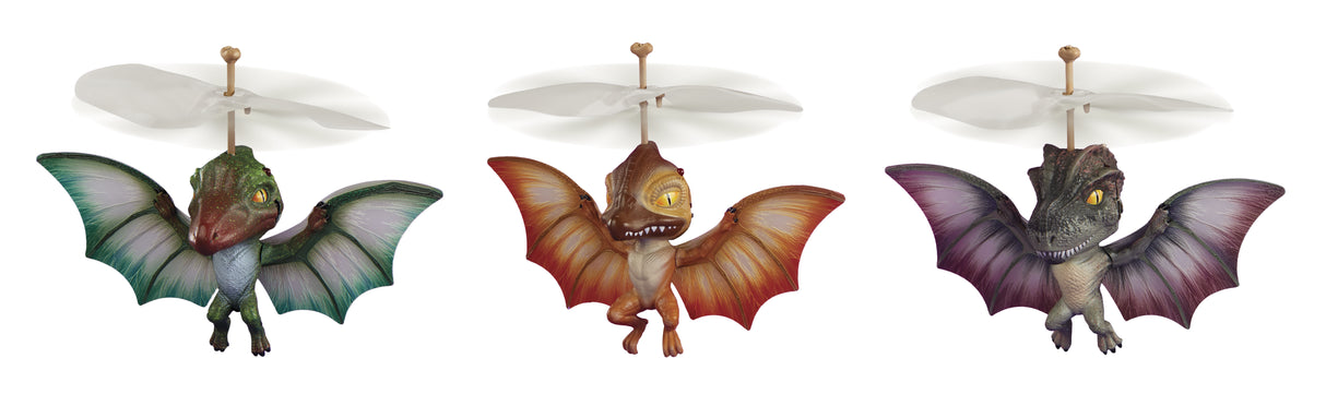 MGA Entertainment - GrossMos flying dino rouge - Jouets dinosaures interactifs mixte - 3modeles - Des 6 ans