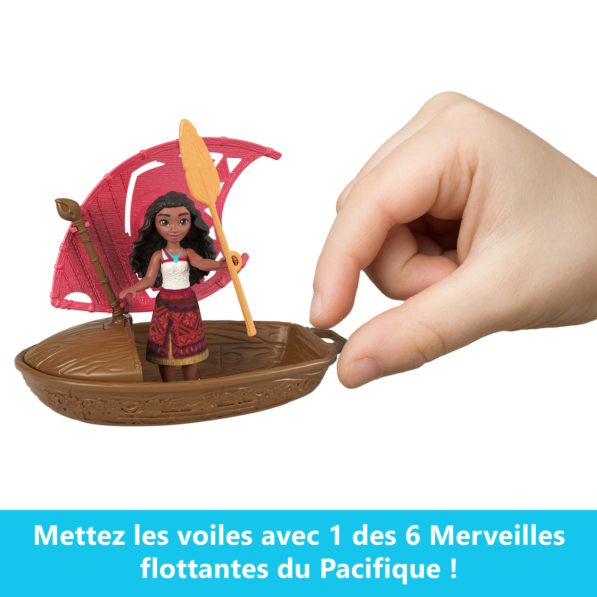 MATTEL Disney Vaiana 2 Pirogue et ses 3 surprises JBT68