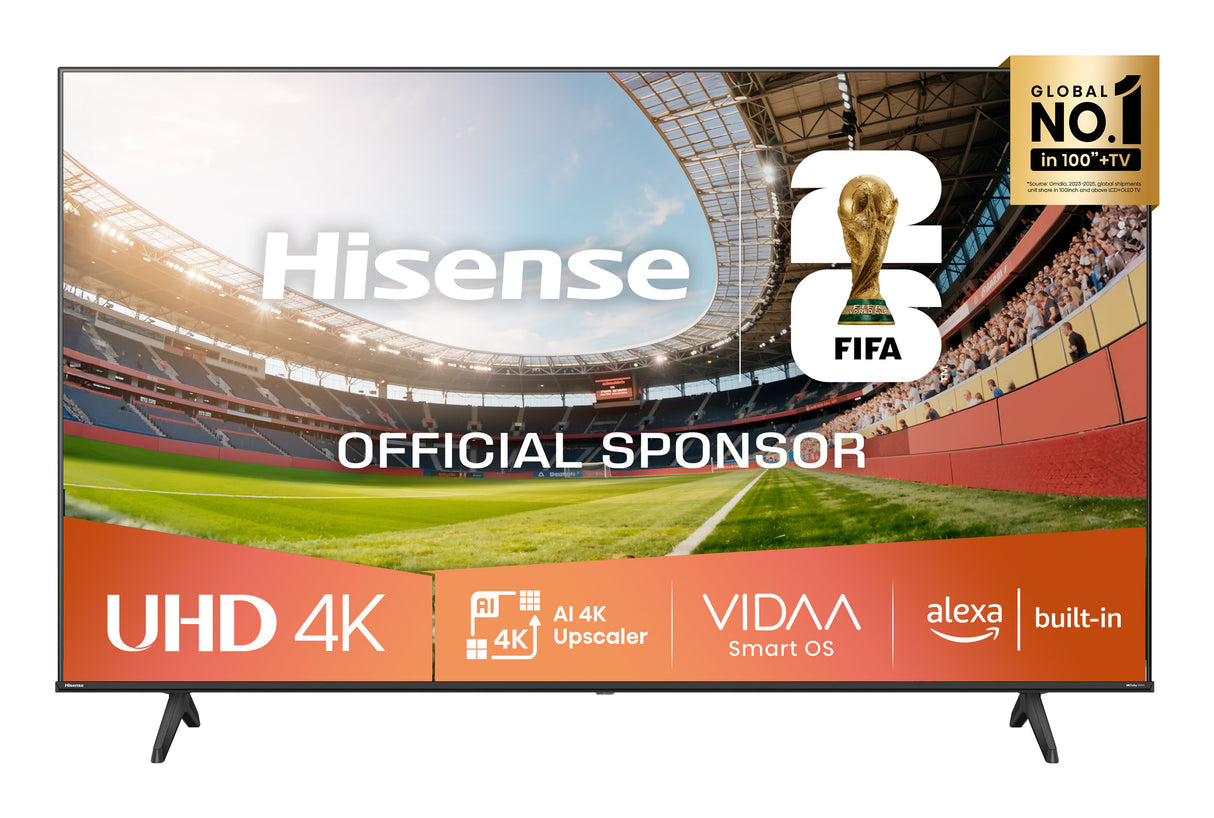 Hisense 43A6Q - TV LED 43 (108 cm) - 4K UHD 3840x2160 - HDR10+ - TV connecté - 3xHDMI 2.1 - WiFi