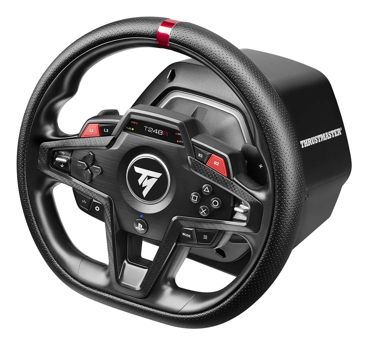 Volant PC - THRUSTMASTER - T248R - Ergonomique et polyvalent - 280 mm - Noir