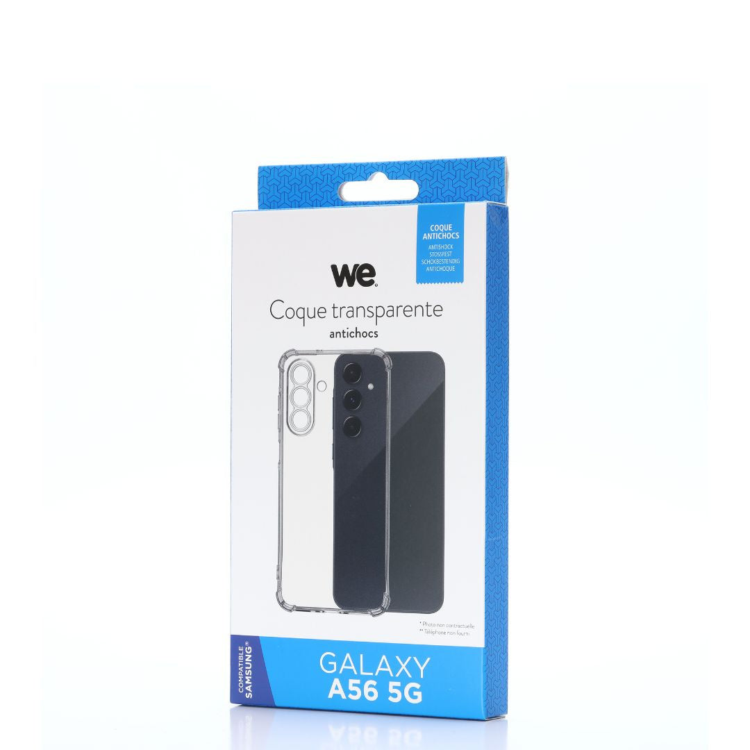 WE Coque de protection TPU SAMSUNG GALAXY A56 5G Transparent