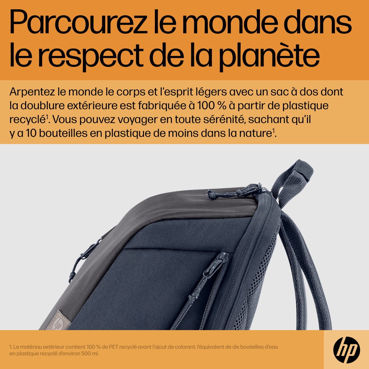 Sac à Dos Ordinateur Portable HP Travel 15,6"max (Noir)