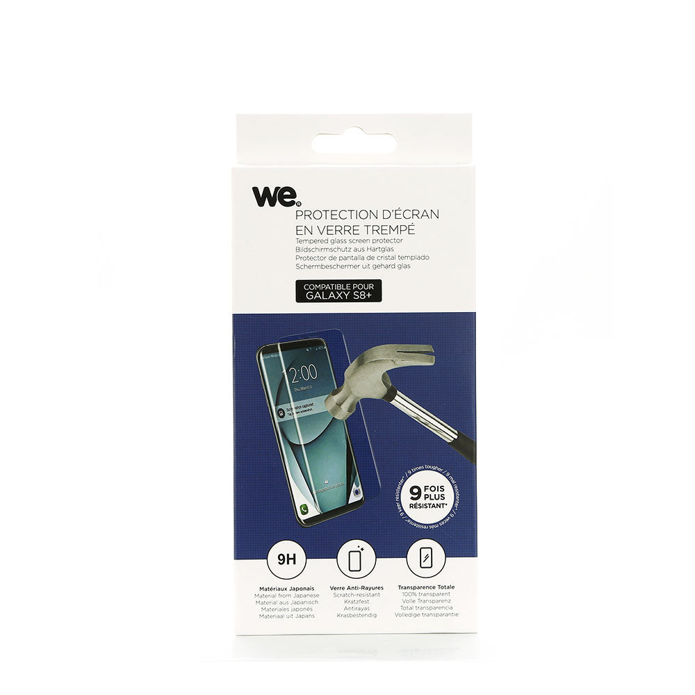 WE Verre tremp AMSUNG GALAXY S8+ / S9+ - verre 3D