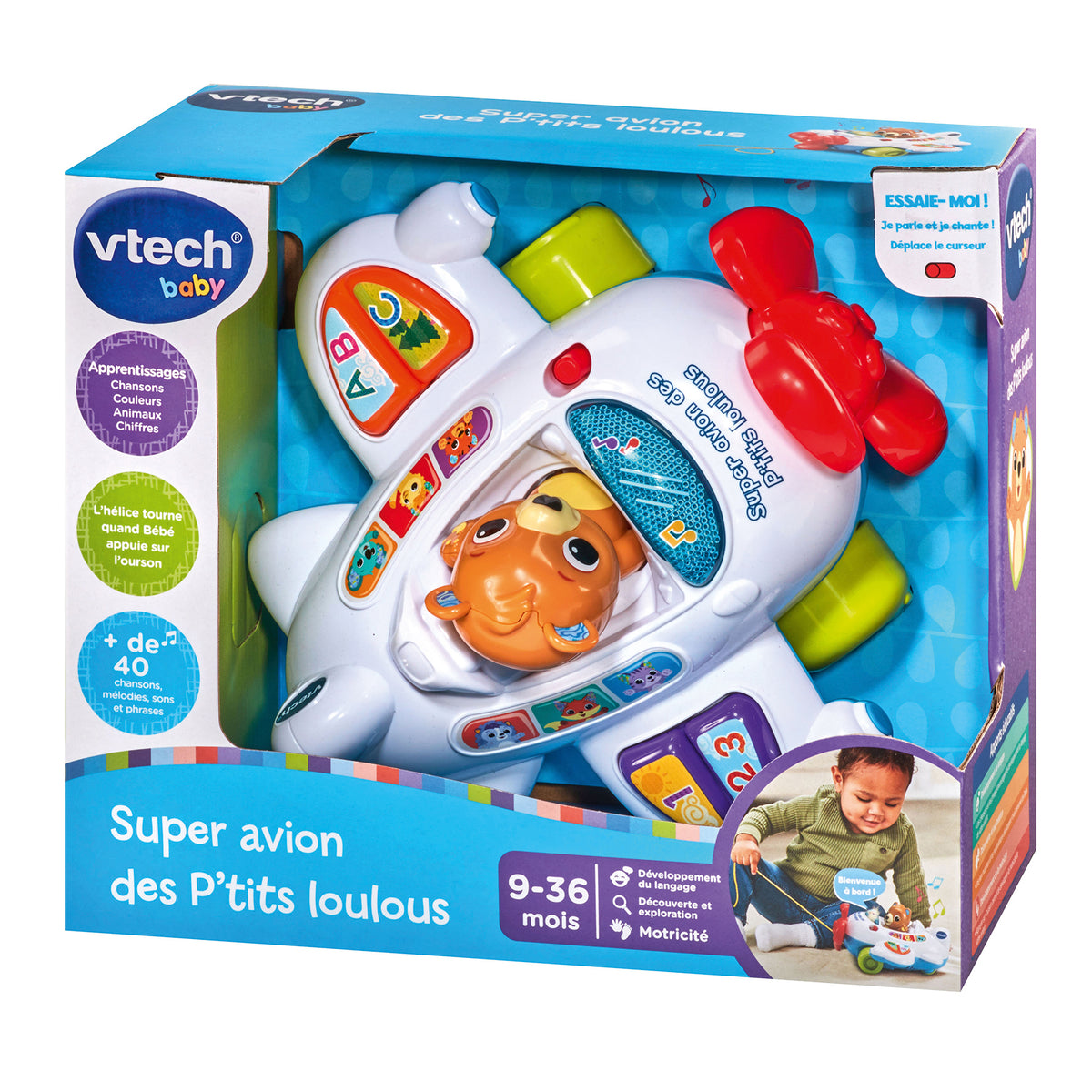 VTECH-SUPER AVION DES P'TITS LOULOUS