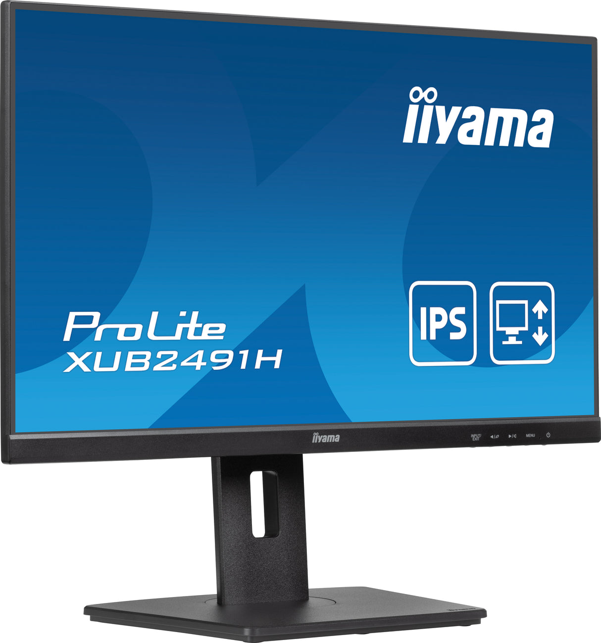 Ecran PC - IIYAMA - 23,8 - Full HD - 100Hz - Dalle IPS - 0.5ms - Pied réglable + Pivot - Prolite XUB2491H-B1
