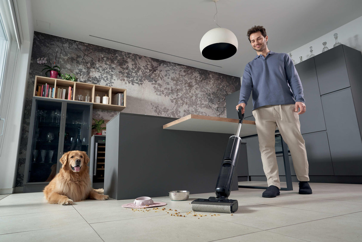 HOOVER HW300 - Aspirateur Laveur de Sols - 16 000Pa - Autonomie 40min - Tech.Anti-Twist Anti-emmelement - Auto-Nettoyage