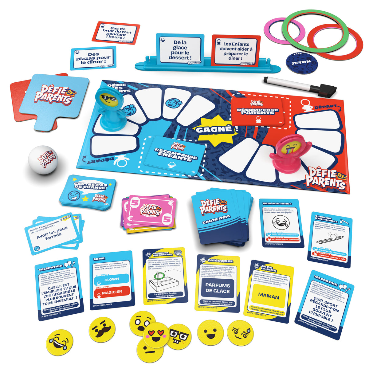Defie tes parents - Jeu de société - Jeu de famille - des 6 ans