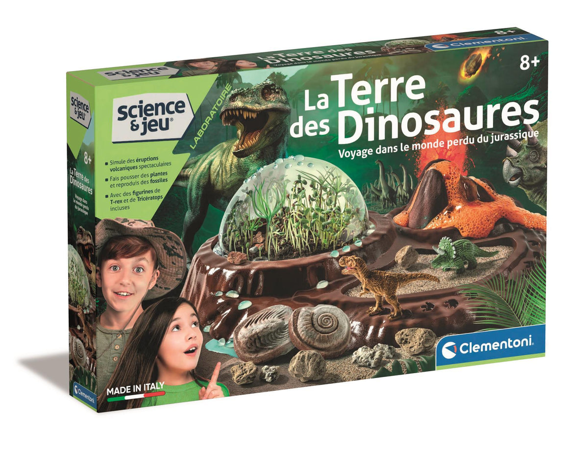 La terre des dinosaures - Clementoni - Science & Jeu - Jeux Scientifiques