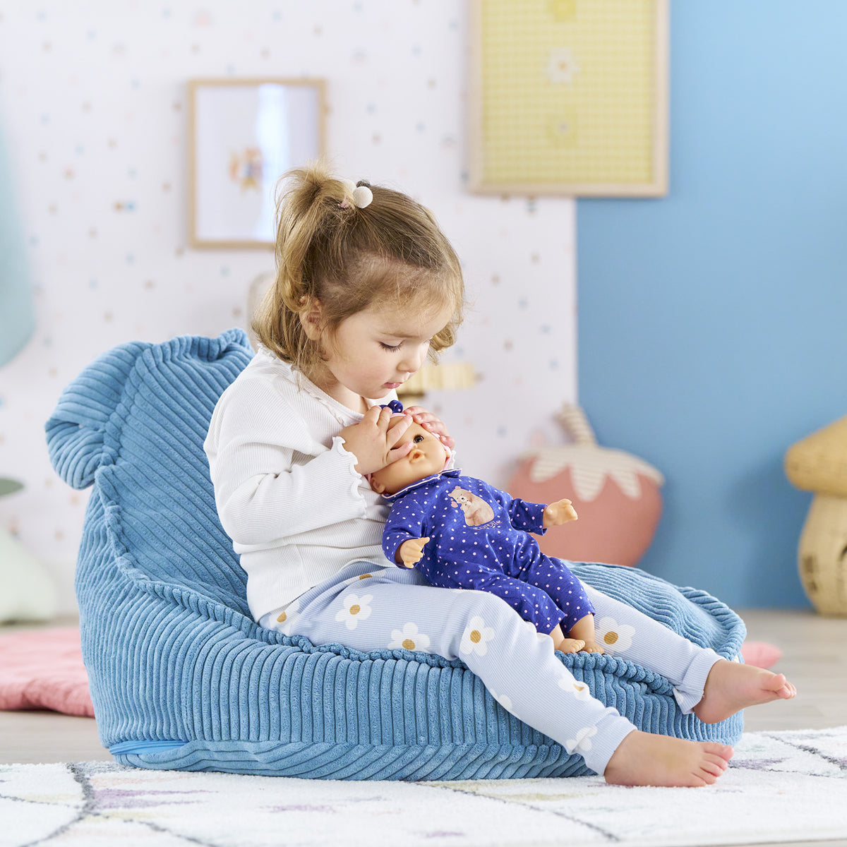 Poupon - COROLLE - Bébé Calin Capucine - Ourson - 30 cm - Des 18 mois