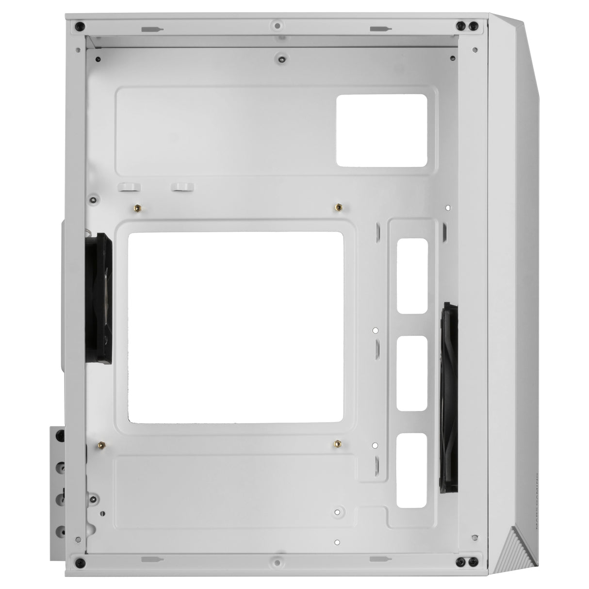 Boitier Mini Tour Micro ATX Mars Gaming MC-S1 RGB avec panneau vitré (Blanc)