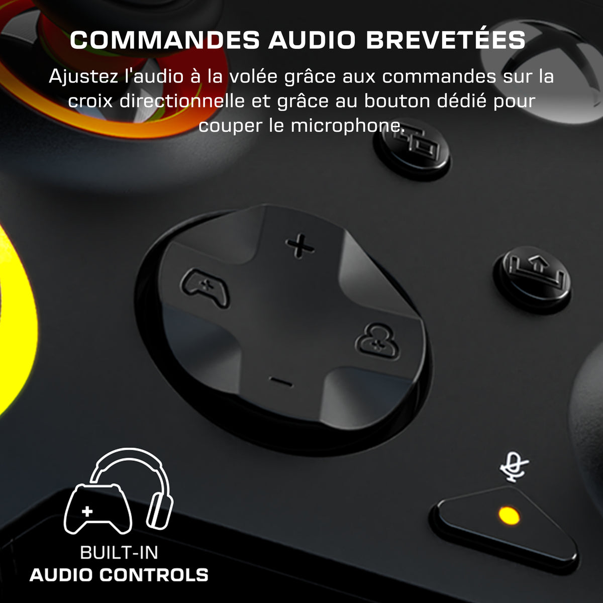 Manette de jeu RGB filaire - TURTLE BEACH - TBC-2002-05 - Afterglow™ Wave - Noir - Xbox/PC