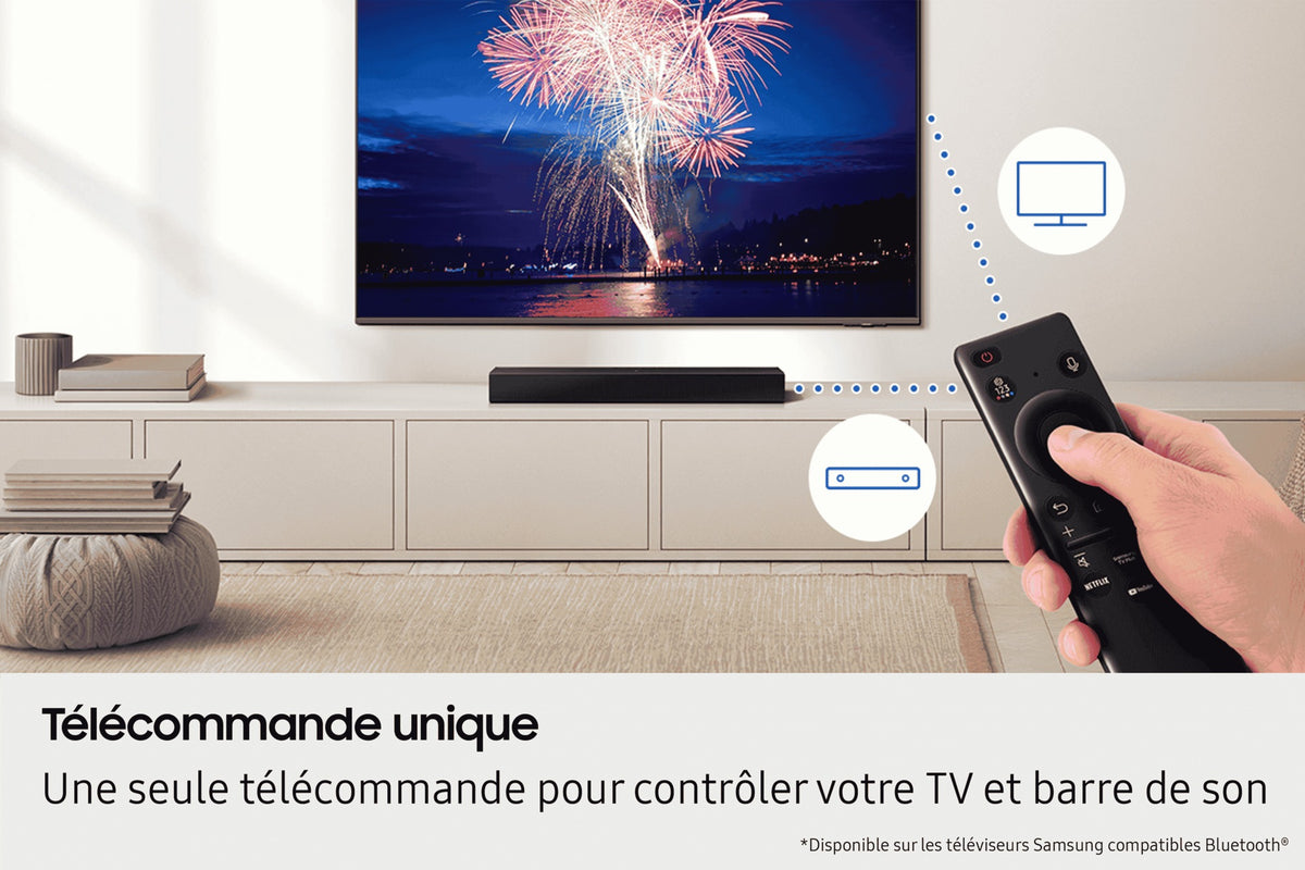 SAMSUNG HW-B410F - Barre de son Series 2.0ch - Bluetooth - HDMI