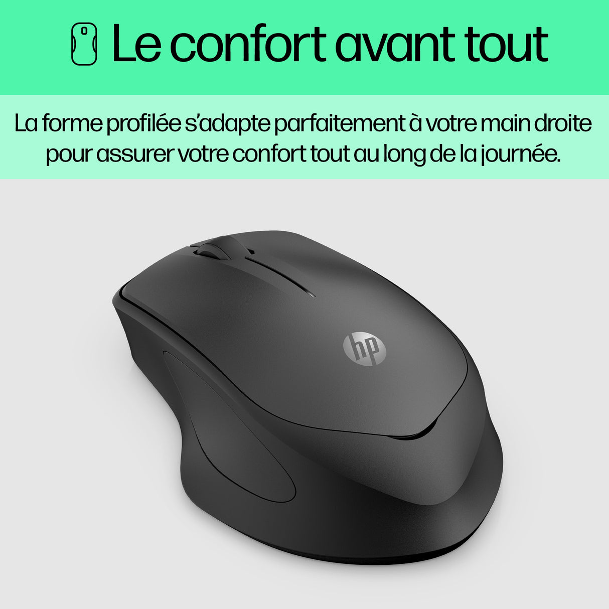 Souris sans fil HP Silent 280 (Noir)