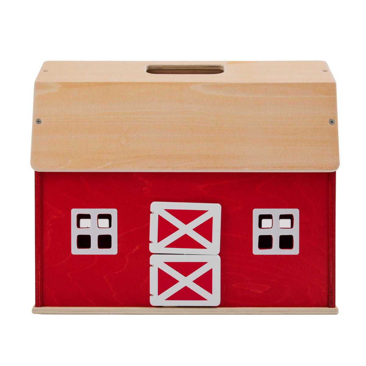 Grande Ferme en Bois, Schleich 42602 Farm World, Set avec maison, 6 clôtures et accessoires, Jouet de ferme, Edition retro limitée
