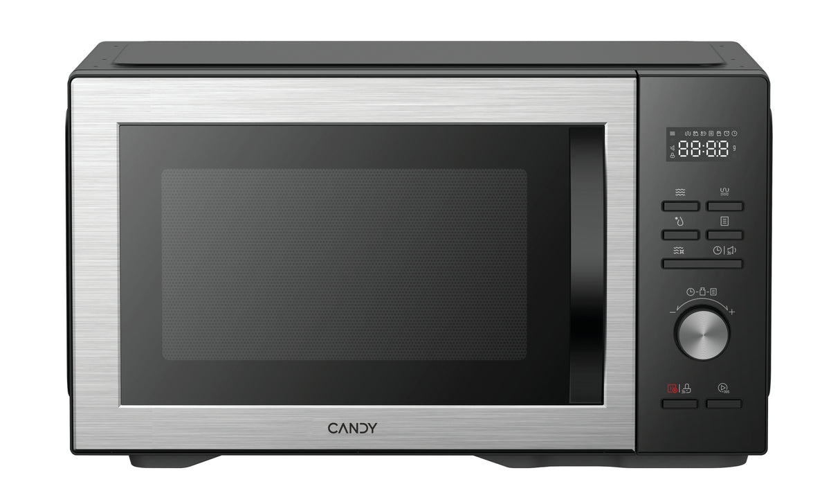 Micro-ondes Gril Candy Essenza CMGA31EDLB 1000W 31L Digital Noir - Fonction Nettoyage Auto - 5 Niveaux de Puissance -10 Menus Auto