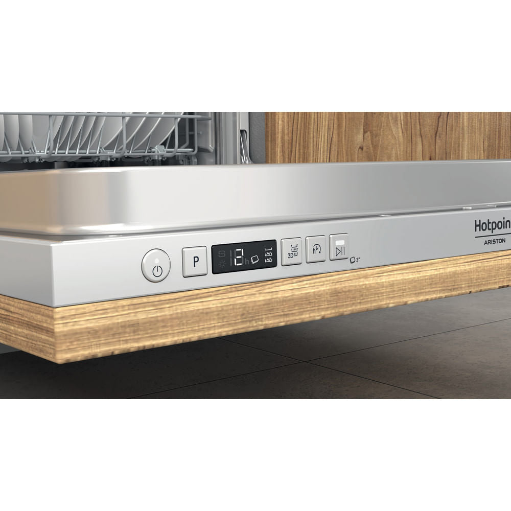 Lave-vaisselle tout encastrable HOTPOINT HI5030WEF - 14 couverts - Induction - L60cm - 43 dB - tiroir a couverts