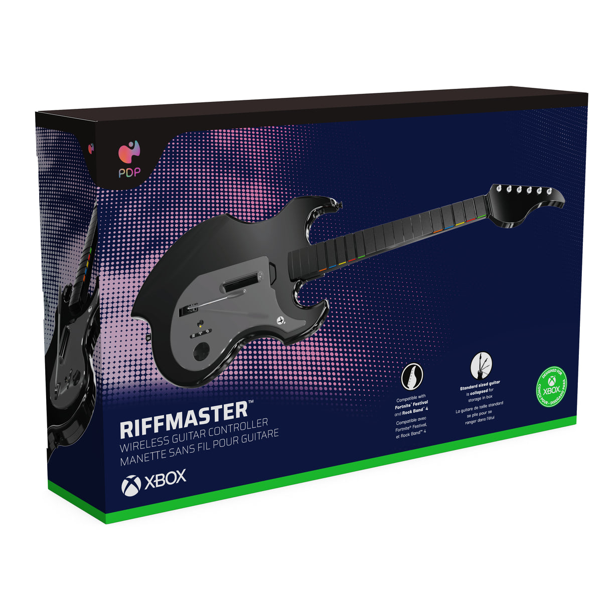 Guitaire sans fil - Xbox Series X|S, Xbox One et PC - Riffmaster - PDP- Noir