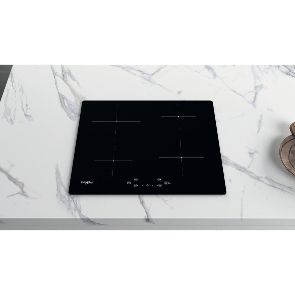 Plaque induction - WHIRLPOOL - WSQ2160NE - 4 foyers/boosters - 7200 W - Largeur 60 cm