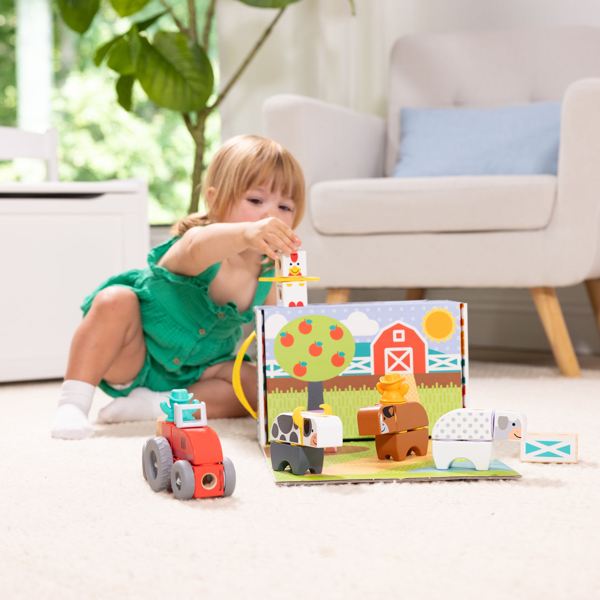 Blockables - La ferme - 56 pieces - des 2 ans - Melissa & Doug