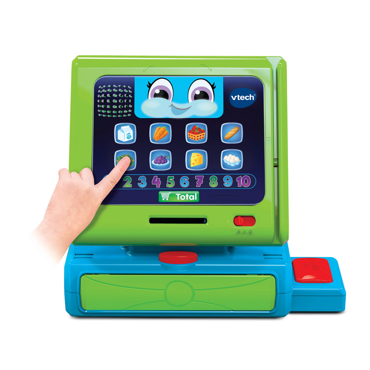 VTECH - 1,2,3 Imite-Moi - Caisse Enregistreuse Interactive Maxi Shopping - Jouet d'Imitation Enfant