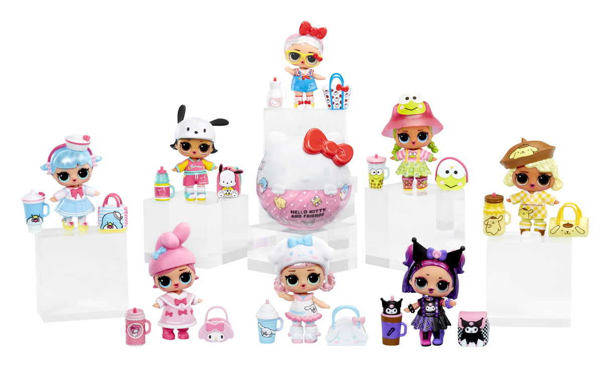 L.O.L. Surprise! - Loves Hello Kitty and Friends - 1 Poupée, Tenues et Accessoires, Emballage Opaque, 8 Poupées a collectionner