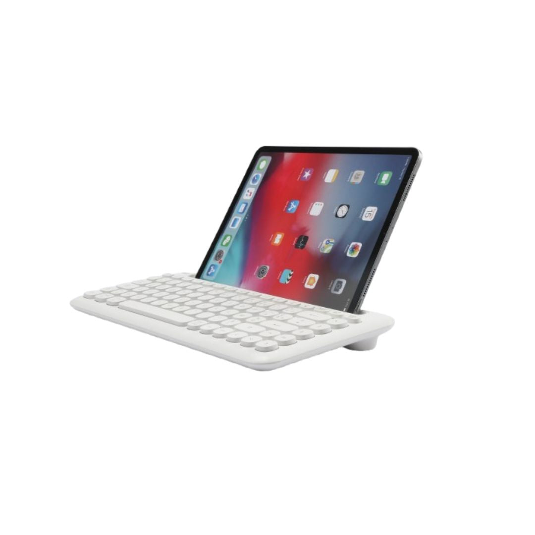 WE Clavier Bluetooth universel avec fonction support pour tablette/smartphone -