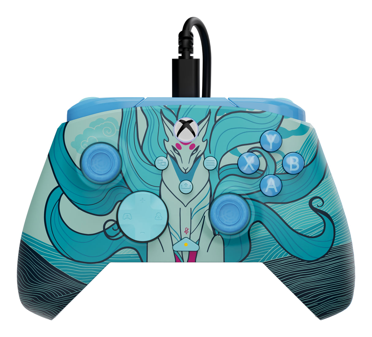 Manette de jeu - Xbox - Rematch Advanced - Filaire - Blue Kitsune - Compatible PC - Turtle Beach