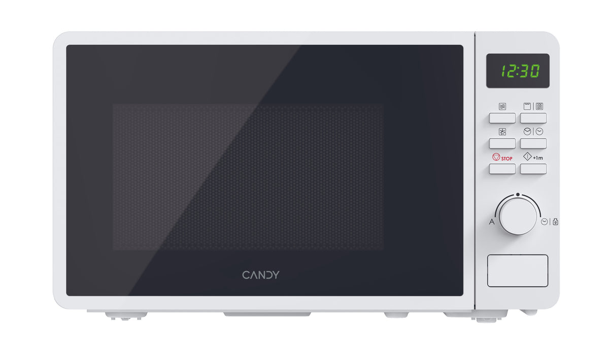 Micro-ondes Gril - CANDY CMGA20SDLWLI Idea - 20L - MO : 700W - Gril : 800W - UI digitale - 5 niveaux de puissance - Blanc