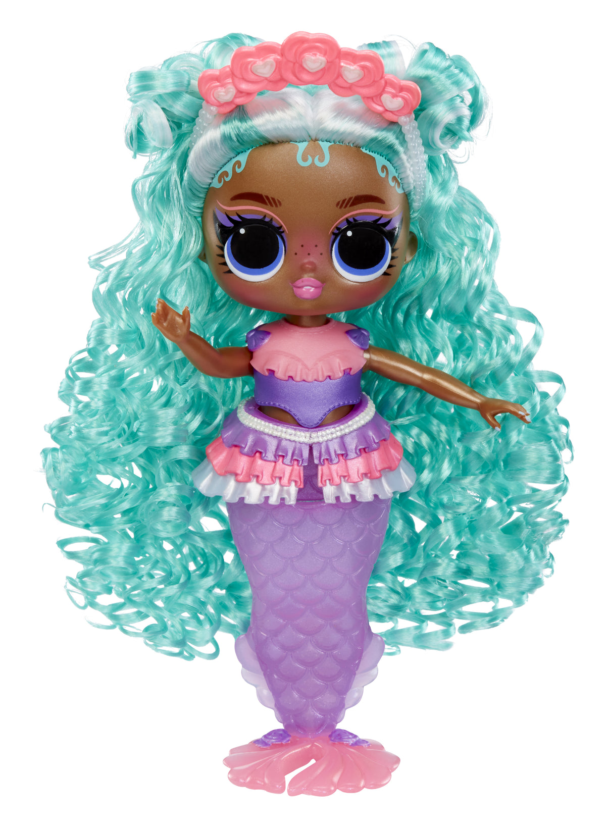 L.O.L. Surprise! Tweens - Sirene Serena - Poupée avec queue de sirene qui change de couleur, Nageoire mobile, Accessoires - 4 ans