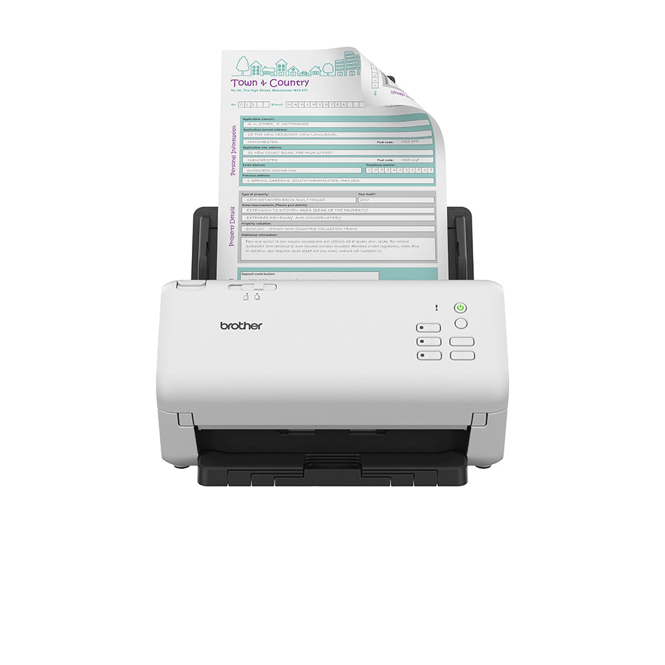 Scanner de documents - BROTHER - ADS-4300 - Recto-verso - Ethernet - 40 ppm/80 ipm -