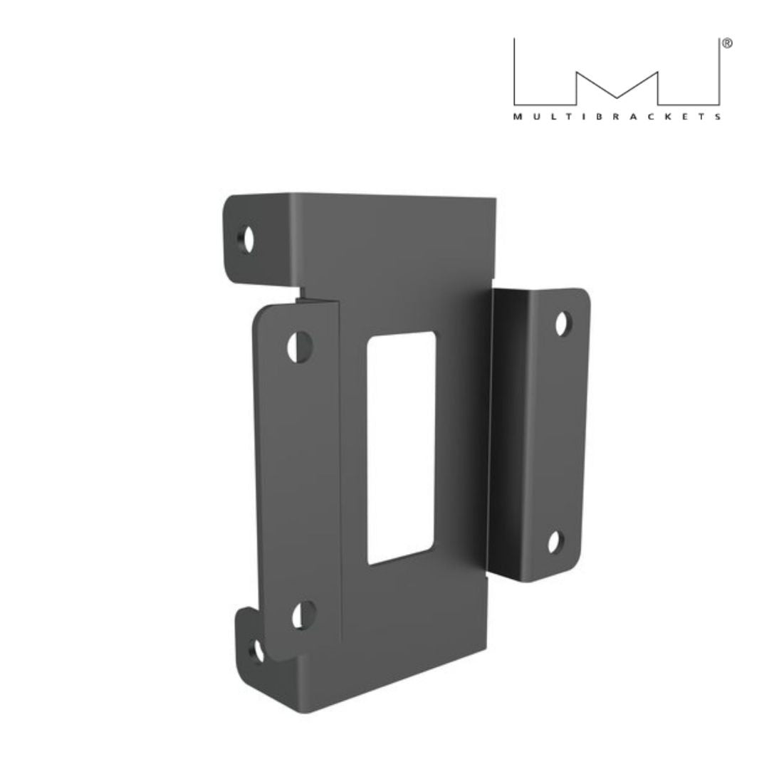 Plaque de connexion colonne MULTIBRACKETS Noir Acier, 90 kg, 2,1 kg, 155 mm pour