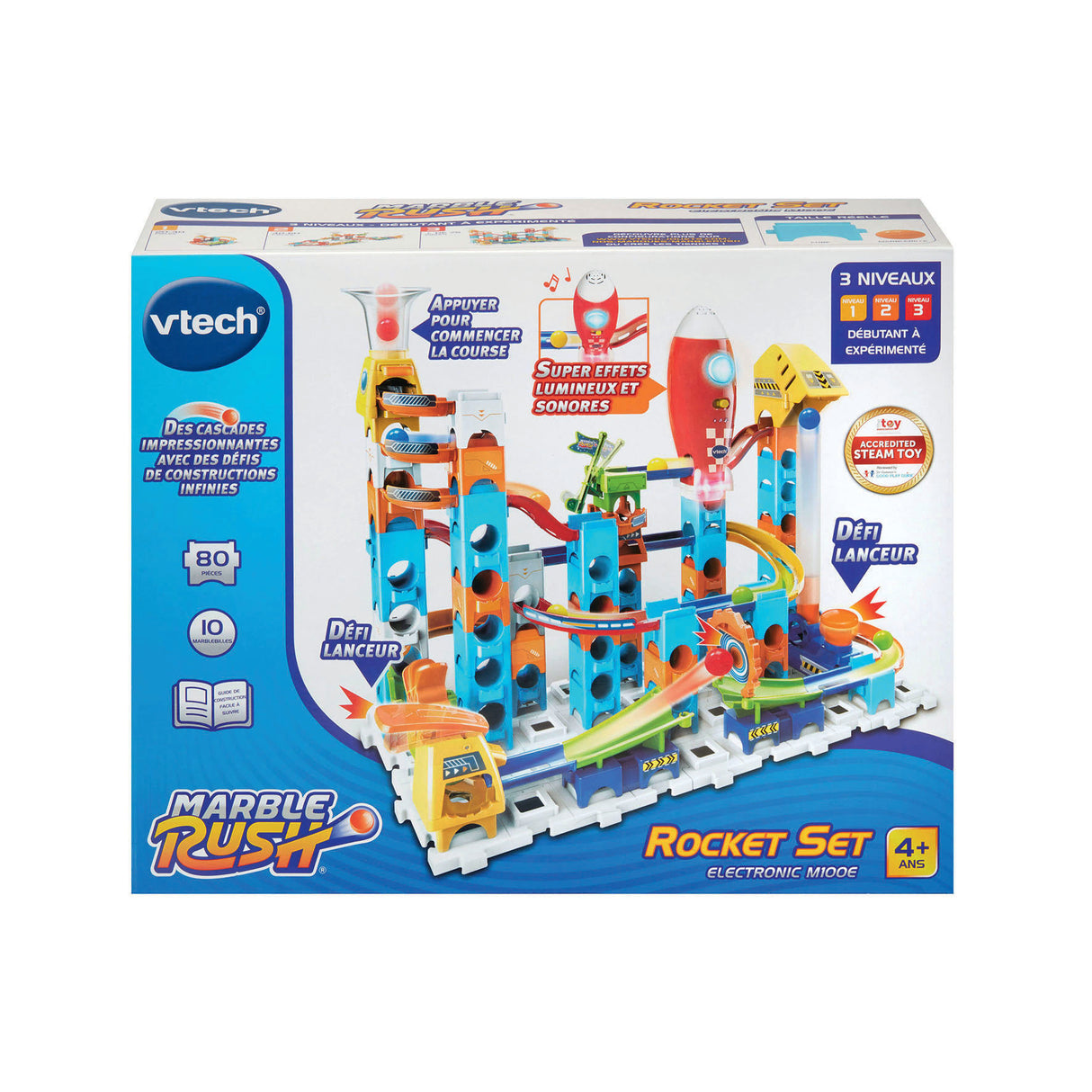 VTECH - Marble Rush Circuit a Billes - Rocket Set Electronic M100E