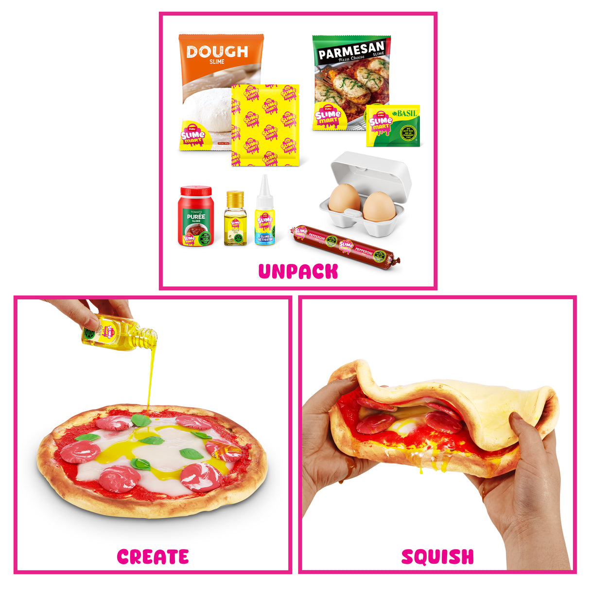 Activités créatives et manuelles - ZURU - Slime Mart Shopping Basket - Dčs 6 ans