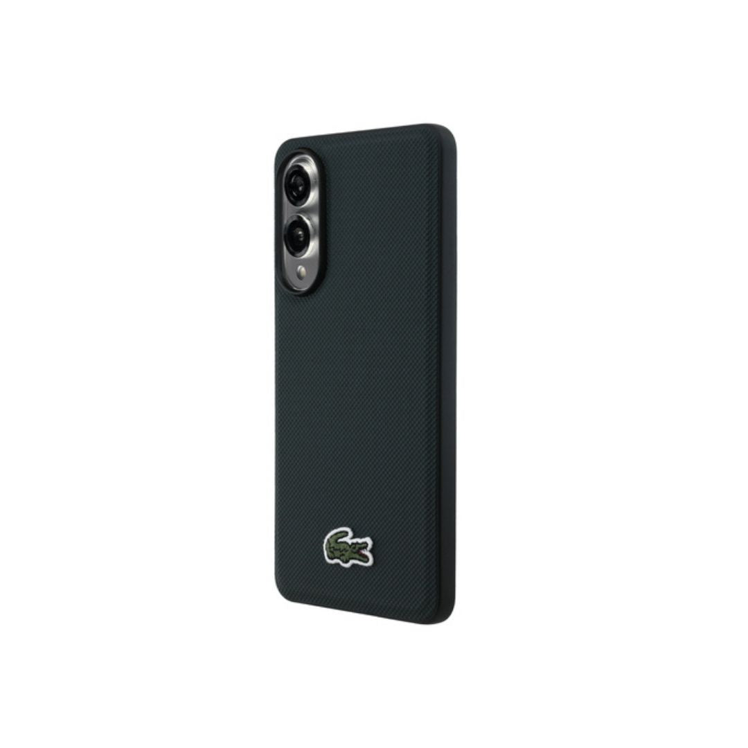Coque magnétique Petit Piqué Lacoste Coloris Sinople pour Galaxy S25 Edge GP-LC